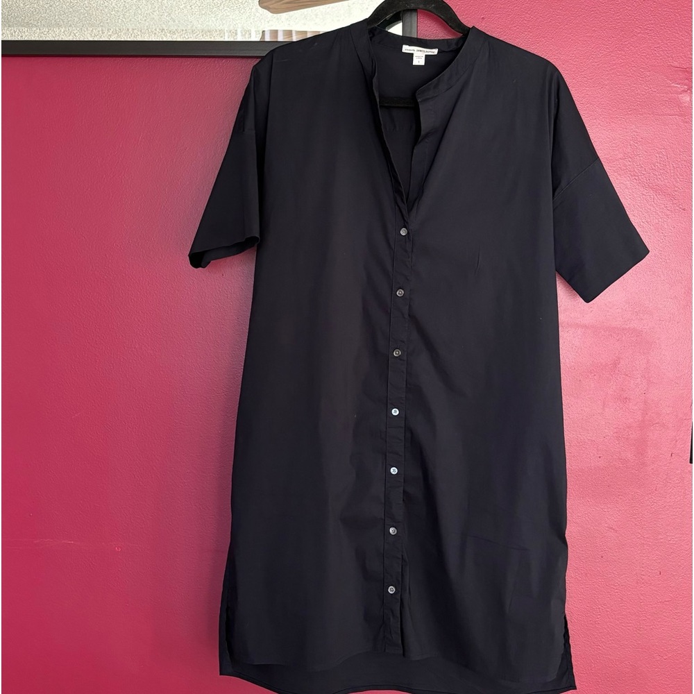 Mini shirt dress